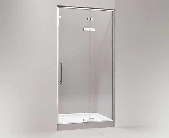 一字型(一扇固定玻璃 一扇門