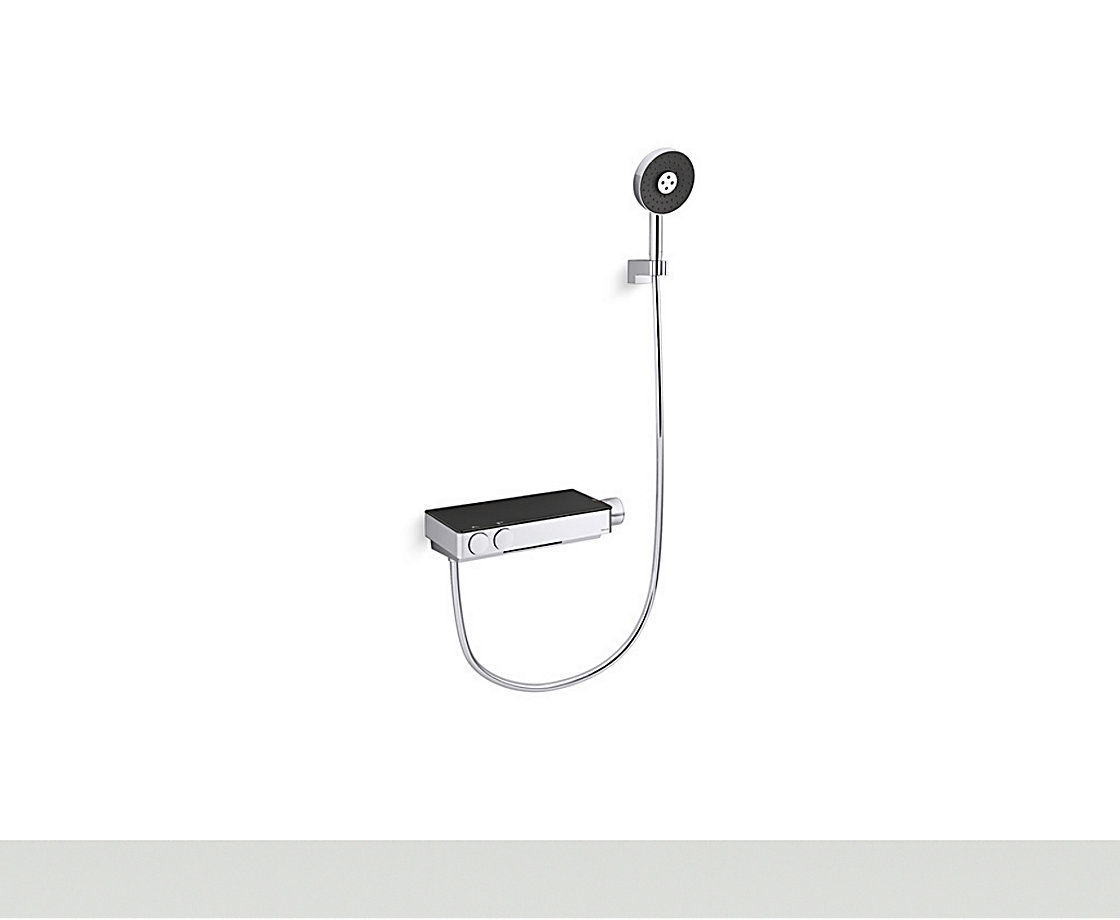 水樂章掛墻式恒溫浴缸花灑龍頭